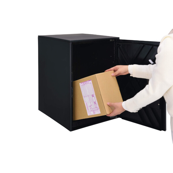 三協アルミ 宅配ボックス フレムス Light P型 ポール建てタイプ(ポスト付きタイプ) 埋め込み ミドル 