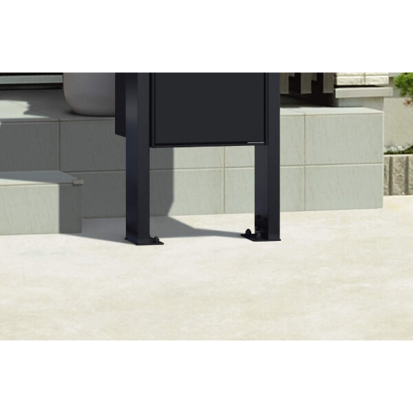 三協アルミ 宅配ボックス フレムス Light P型 ポール建てタイプ(ポスト付きタイプ) ベースプレート ミドル 