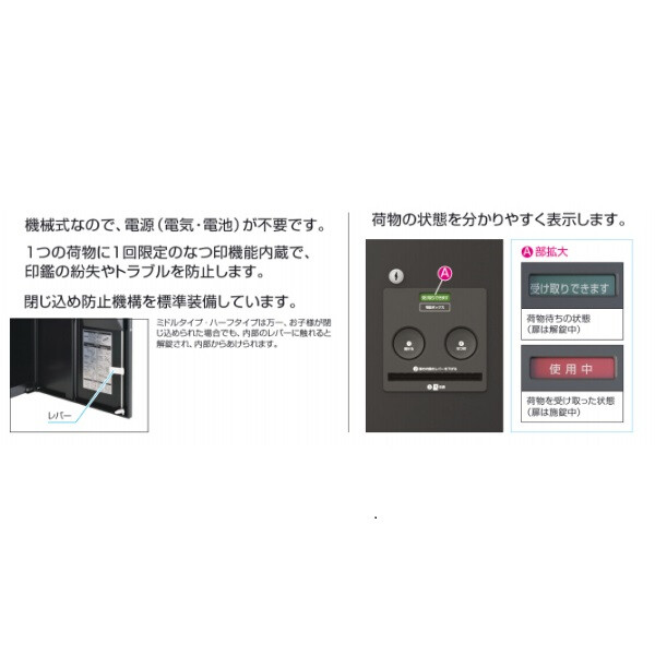 三協アルミ 宅配ボックス フレムス ポールベースプレートタイプ スリムタイプ HGK