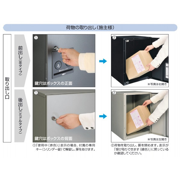 三協アルミ 宅配ボックス フレムス ポールベースプレートタイプ スリムタイプ HGK