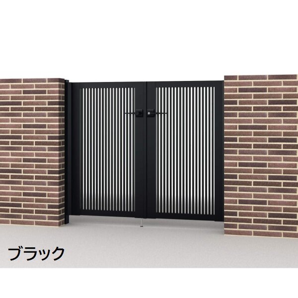 三協アルミ 形材門扉 マイスティMCE-T1 両開き(内開き施工)セット 門柱タイプ 0710 700×1000 