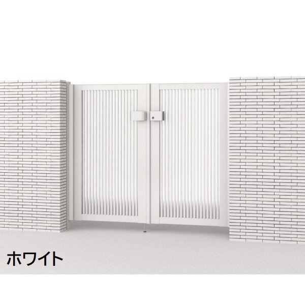 三協アルミ 形材門扉 マイスティMCE-T1 両開き(内開き施工)セット 門柱タイプ 0612 600×1200 