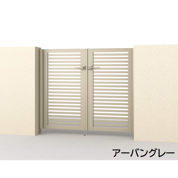 三協アルミ 形材門扉 マイスティMCE-Y2 両開き(内開き施工)セット 門柱タイプ 0612 600×1200 