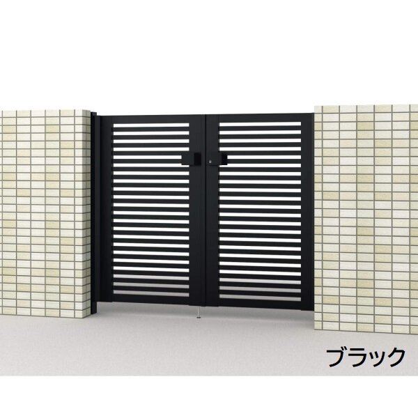 三協アルミ 形材門扉 マイスティMCE-Y2 両開き(内開き施工)セット 門柱タイプ 0912 900×1200 