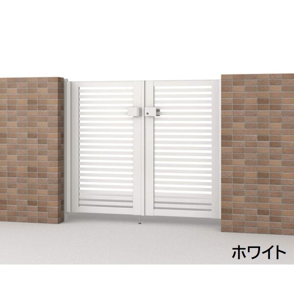 三協アルミ 形材門扉 マイスティMCE-Y2 片開き(内開き施工)セット 門柱タイプ 0610 600×1000 
