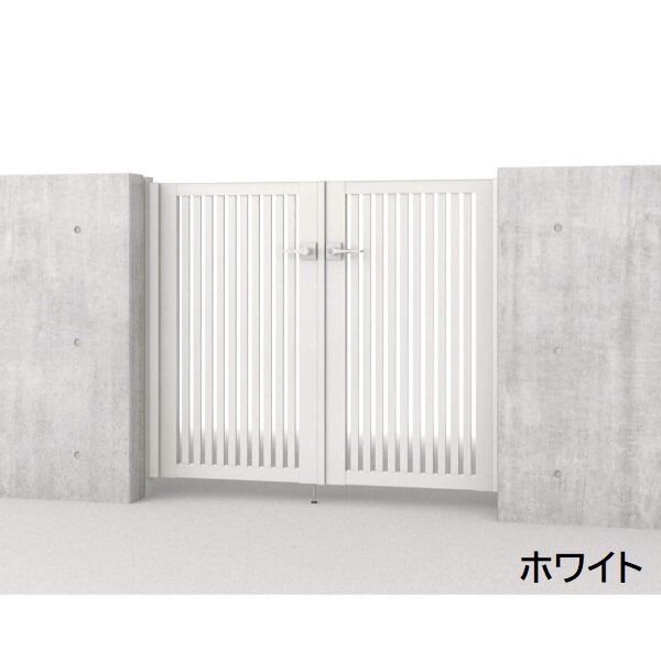 三協アルミ 形材門扉 マイスティMCE-T2 親子開き(内開き施工)セット 門柱タイプ (06･04)10 600･400×1000 