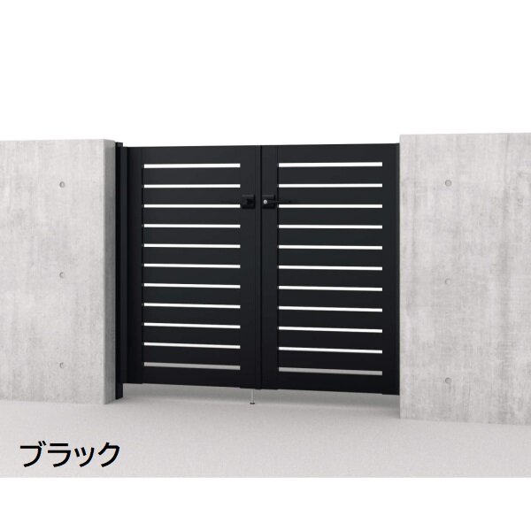 三協アルミ 形材門扉 マイスティMCE-Y3 両開き(内開き施工)セット 門柱タイプ 0910 900×1000 