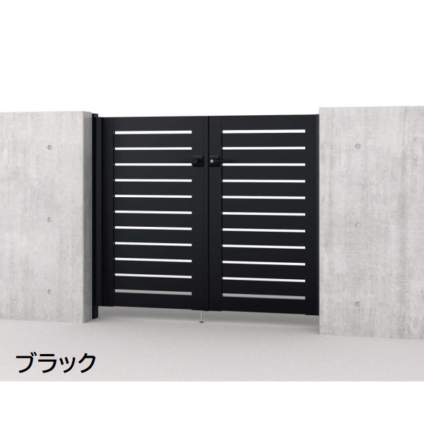三協アルミ 形材門扉 マイスティMCE-Y3 両開き(内開き施工)セット 門柱タイプ 0812 800×1200 