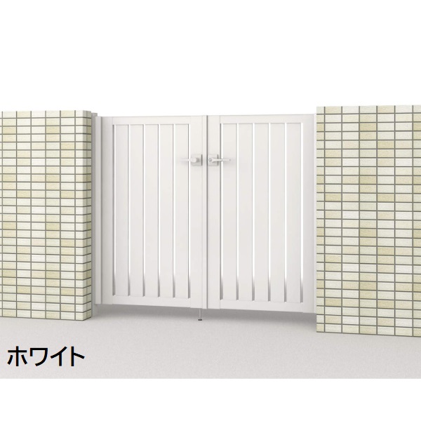 三協アルミ 形材門扉 マイスティMCE-T3 親子開き(内開き施工)セット 門柱タイプ (06･04)12 600･400×1200 