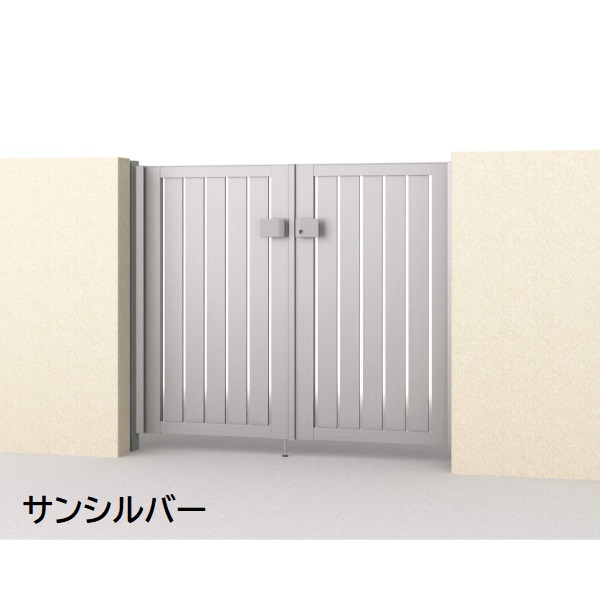 三協アルミ 形材門扉 マイスティMCE-T3 片開き(内開き施工)セット 門柱タイプ 0712 700×1200 