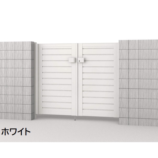 三協アルミ 形材門扉 マイスティMCE-YM 親子開き(内開き施工)セット 門柱タイプ (06･04)10 600･400×1000 