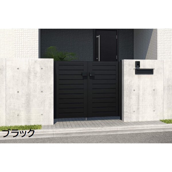 三協アルミ 形材門扉 マイスティMCE-YM 片開き(内開き施工)セット 門柱タイプ 0712 700×1200 