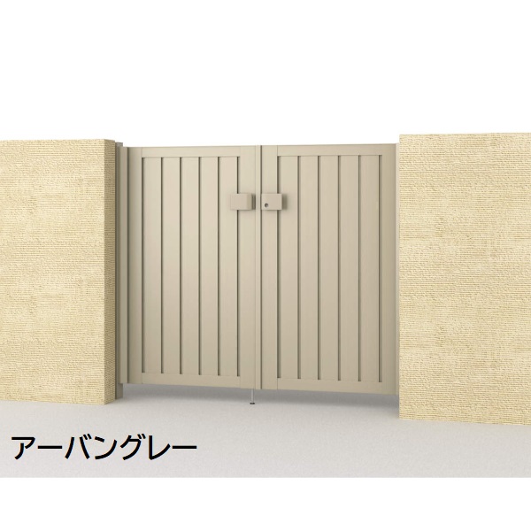 三協アルミ 形材門扉 マイスティMCE-TM 片開き(内開き施工)セット 門柱タイプ 0610 600×1000 