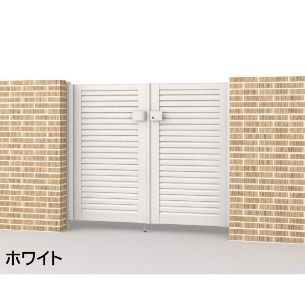 三協アルミ 形材門扉 マイスティMCE-YL 両開き(内開き施工)セット 門柱タイプ 0710 700×1000 