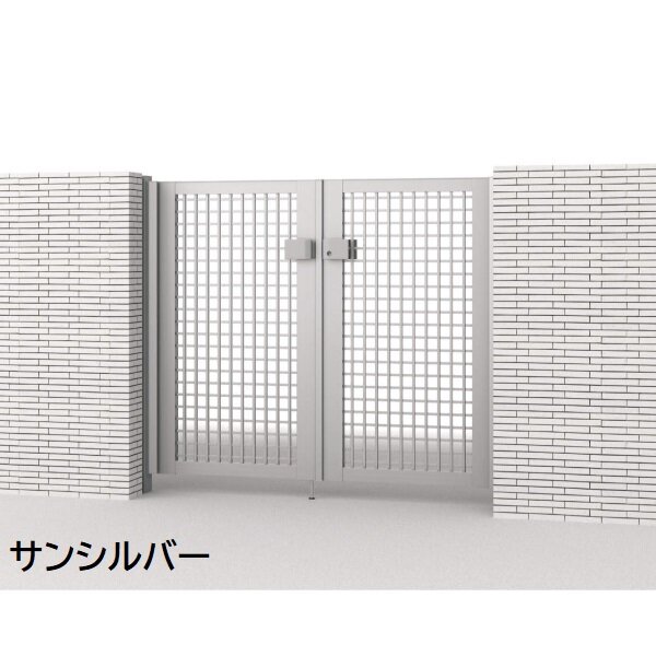 三協アルミ 形材門扉 マイスティMCE-TY 親子開き(内開き施工)セット 門柱タイプ (08･04)10 800･400×1000 