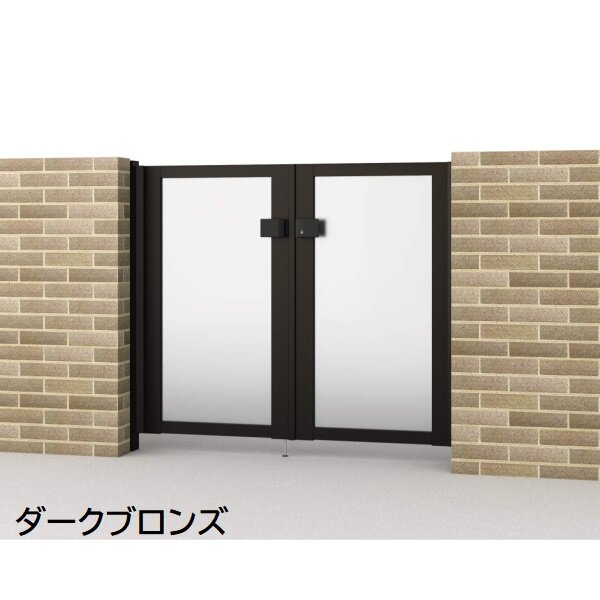 三協アルミ 形材門扉 マイスティMCE-SP 片開き(内開き施工)セット 門柱タイプ 0810 800×1000 