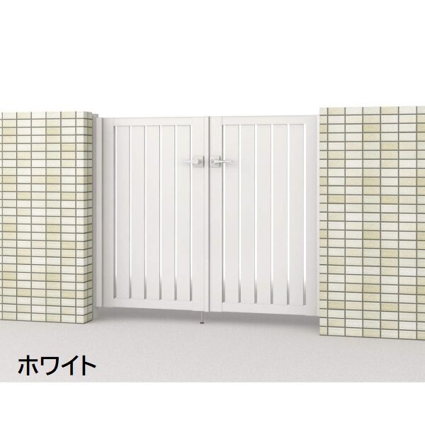 三協アルミ 形材門扉 マイスティMCE-T3 (錠前:タッチ錠) 両開き(内開き施工)セット ベースプレートタイプ W08 H10 