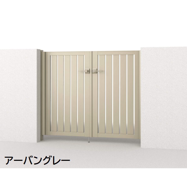 三協アルミ 形材門扉 マイスティMCE-T3 (錠前:タッチ錠) 両開き(内開き施工)セット ベースプレートタイプ W08 H12 