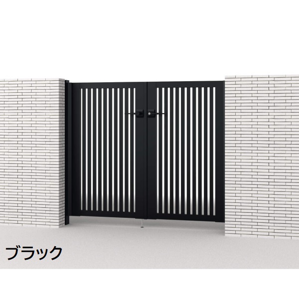 三協アルミ 形材門扉 マイスティMCE-T2 (錠前:タッチ錠) 片開き(内開き施工)セット ベースプレートタイプ W06 H10 