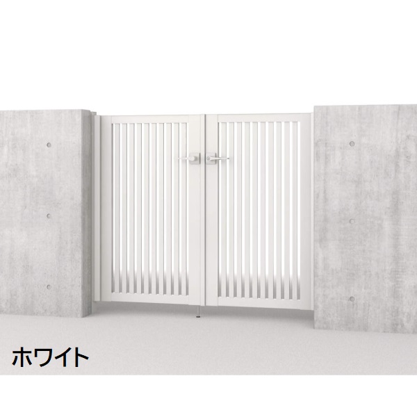 三協アルミ 形材門扉 マイスティMCE-T2 (錠前:タッチ錠) 片開き(内開き施工)セット ベースプレートタイプ W09 H12 