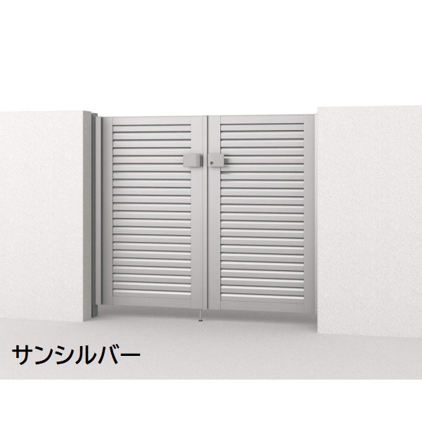 三協アルミ 形材門扉 マイスティMCE-YL (錠前:タッチ錠) 片開き(内開き施工)セット ベースプレートタイプ W09 H10 