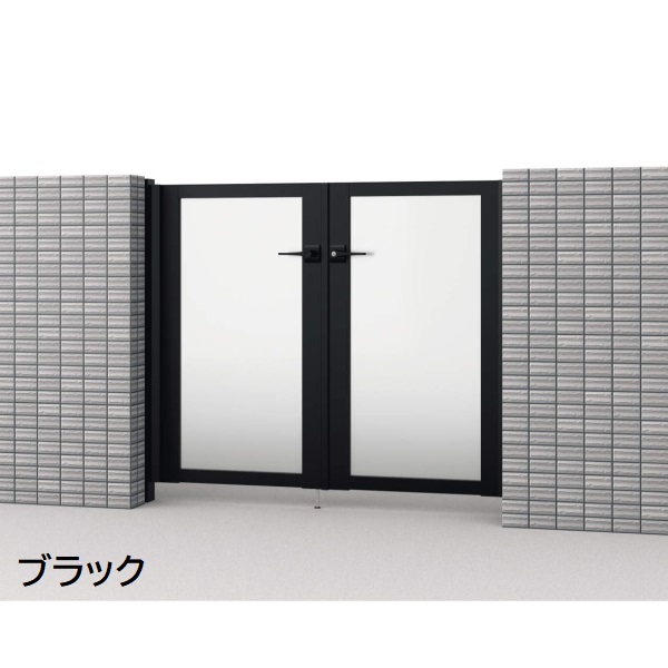 三協アルミ 形材門扉 マイスティMCE-SP (錠前:タッチ錠) 片開き(内開き施工)セット ベースプレートタイプ W06 H10 