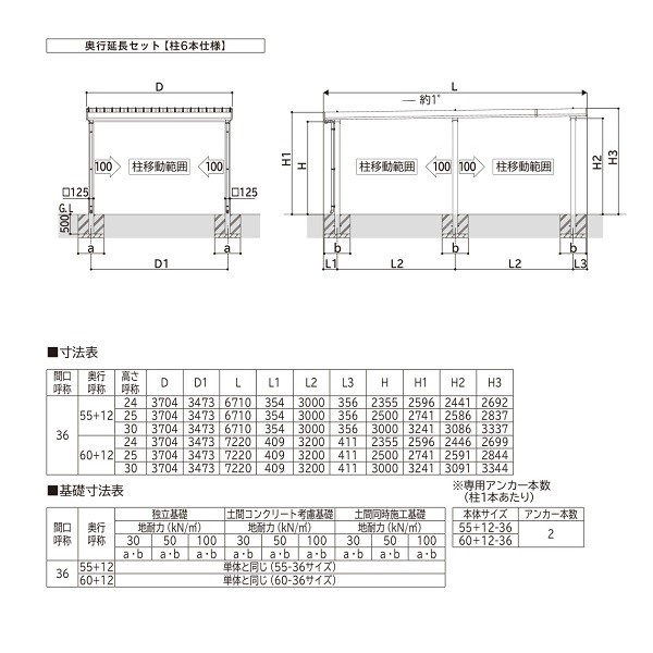 【商品のみ】カーポート 1.5台用 YKK YKKAP ジーポート Pro 900タイプ 横材なし 明かり取りなし 奥行延長柱6本 J55･12-36 H30 木調色