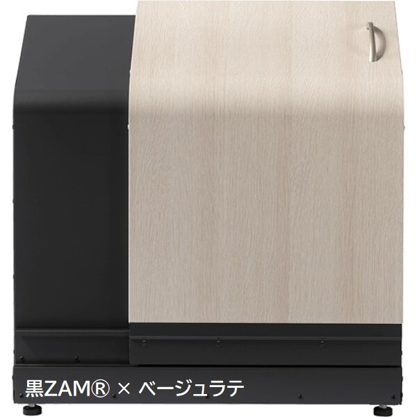 ナカノ ホームスライドダスポンスリム プッシュ錠付き HSDP-BZ-SLIM 『ゴミ収集庫 ダストボックス 屋外』 黒ZAM