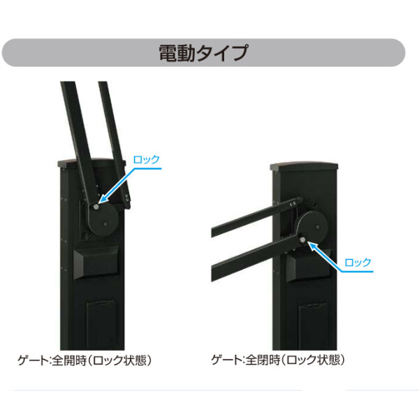 YKKAP ルシアスアップゲート ワイド 04型 36-12 標準 電動タイプ アルミカラー