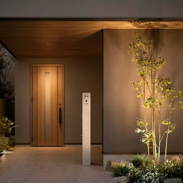 リクシル 機能門柱FT 宅配ボックスなし インターホン内蔵 カラーステンレスサインAタイプ 