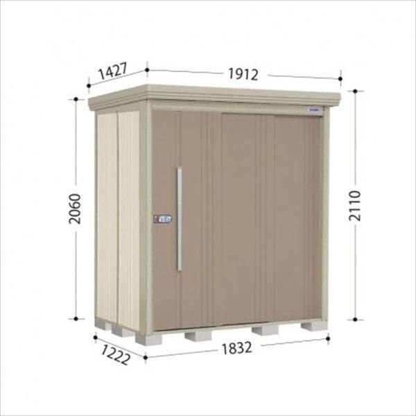 ND-SZ1812 田窪工業所 タクボ物置 ND／ストックマン 背面棚 結露減少屋根 多雪型 カーボンブラウン