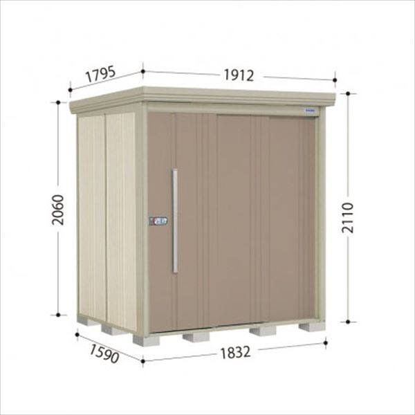 ND-Z1815 田窪工業所 タクボ物置 ND／ストックマン 背面棚 結露減少屋根 一般型 カーボンブラウン