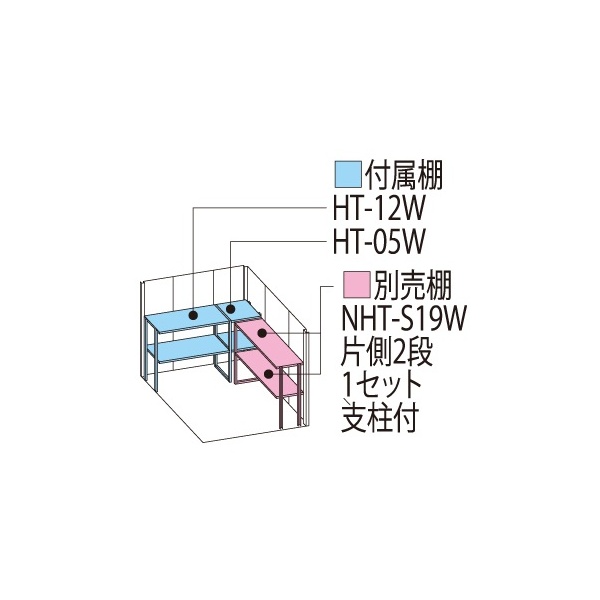 ND-Z1819 田窪工業所 タクボ物置 ND／ストックマン 背面棚 結露減少屋根 一般型 カーボンブラウン