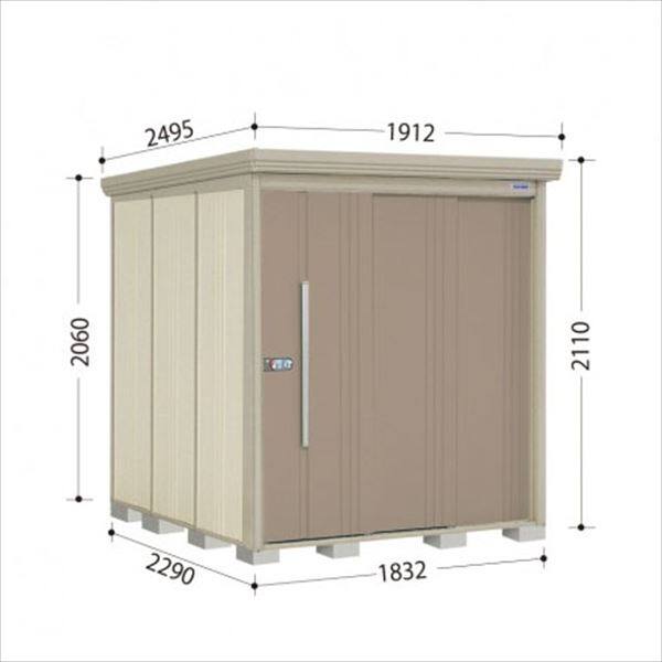 ND-1822 田窪工業所 タクボ物置 ND／ストックマン 背面棚 標準屋根 一般型 カーボンブラウン