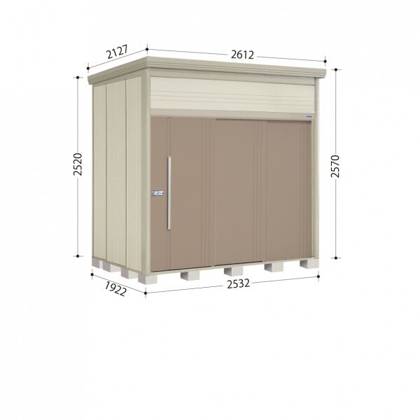 タクボ物置　JN／トールマン　JN-Z2519　一般型　結露減少屋根 カーボンブラウン