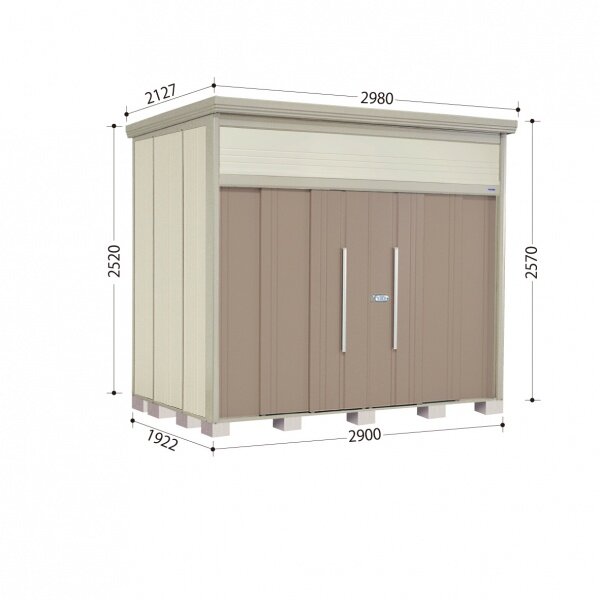 タクボ物置　JN／トールマン　JN-2919　一般型　標準屋根 カーボンブラウン