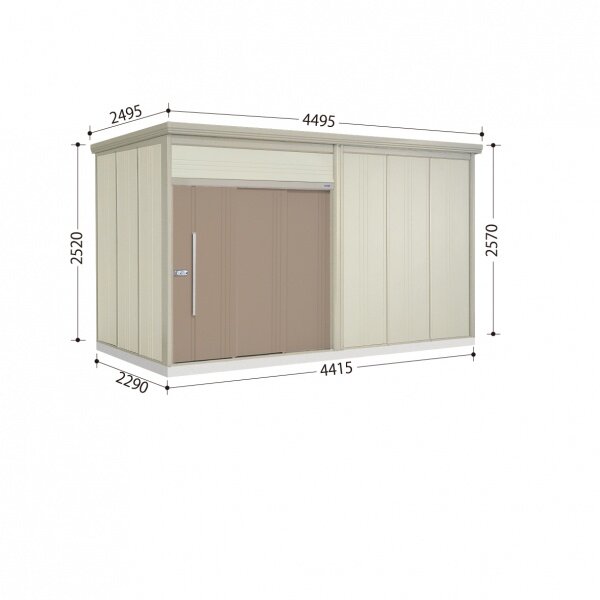 タクボ物置 JN／トールマン JN-4422 一般型 標準屋根 カーボンブラウン