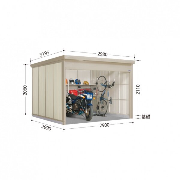 タクボ物置 WS／シャッターマン WSB-2929 一般型 標準屋根