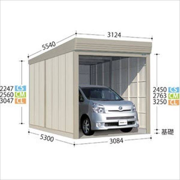タクボガレージ　カールフォーマ　CS-3153　一般型　標準型　『シャッター車庫　ガレージ』 ムーンホワイト