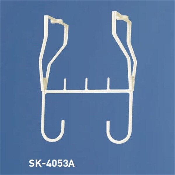 神栄ホームクリエイト バルコニー物干金物 固定型 SK-4053A ホワイトクリーム 『旧：新協和』 『物干し 屋外』 『ベランダ』 