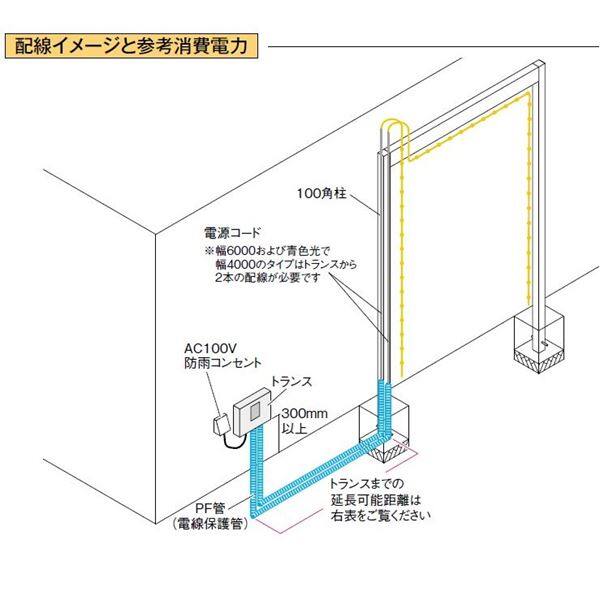 タカショー ホームヤードルーフシステム フレームライティングフェイス W4000×H2450 