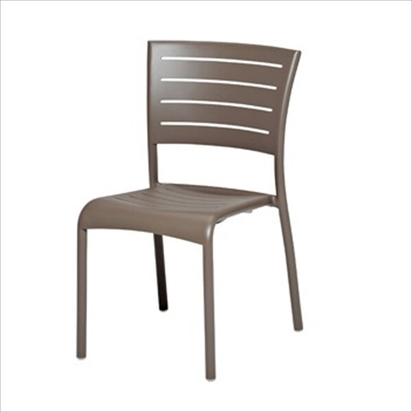 テラモト モナコサイドチェア スタッキングタイプ ＃MZ-594-011 