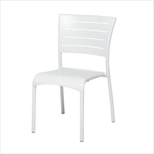 テラモト モナコサイドチェア スタッキングタイプ ＃MZ-594-011 