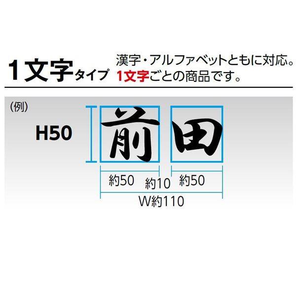 タカショー De-signシリーズ letter cube 1文字H30 HDA-H001 『表札 サイン 戸建』 