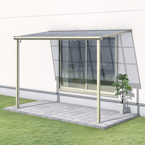 よこ　バルコニー付キャンパス額3台 三協アルミ レボリューZ 3.0間×6尺 1500タイプ／関東間／1階用R型