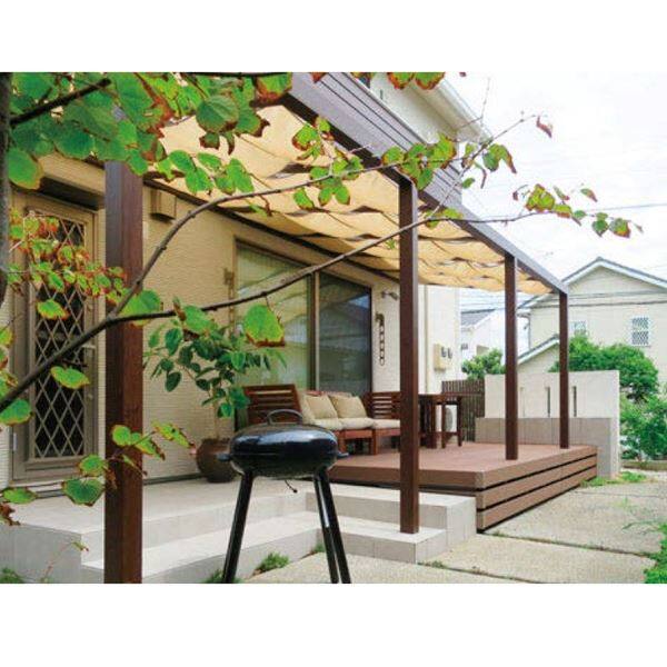 タカショー ポーチテラス シンプルスタイル 壁付タイプ 1間×6尺 クリア