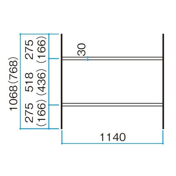 タカショー　エバーアートウッド　デッキ手摺り　シンプルスタイル　30×30　H1100　 ラッピングカラー