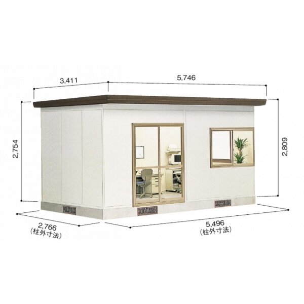 ヨドハウス　YHF-3015 ダークブラウン