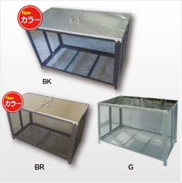 テラダ ゴミステーション 組立簡単 GP-90S（ステンレス蓋） 幅900×奥行610×高さ770mm 『ゴミ袋（45L）集積目安 8袋、世帯数目安 4世帯』 『ゴミ収集庫』『ダストボックス ゴミステーション 屋外』 