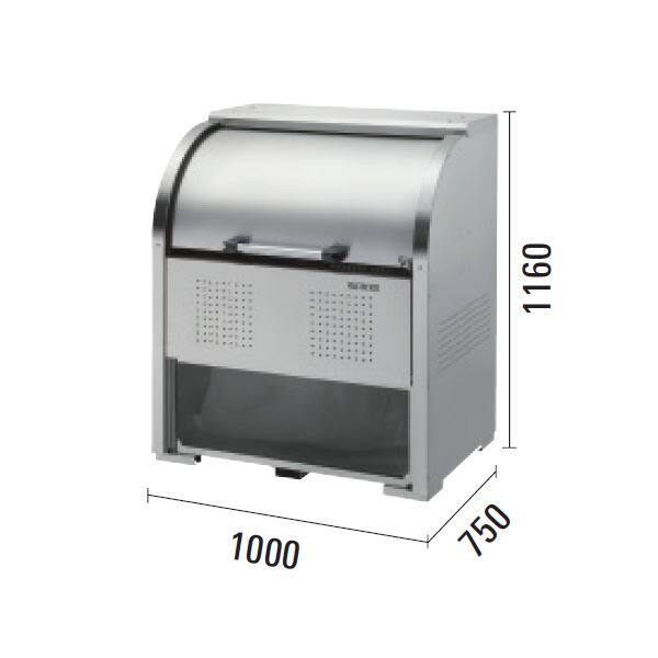 ダイケン クリーンストッカー CKS-1007A 『ゴミ袋（45L）集積目安 13袋、世帯数目安 6世帯』『ゴミ収集庫』『ダストボックス ゴミステーション 屋外』 